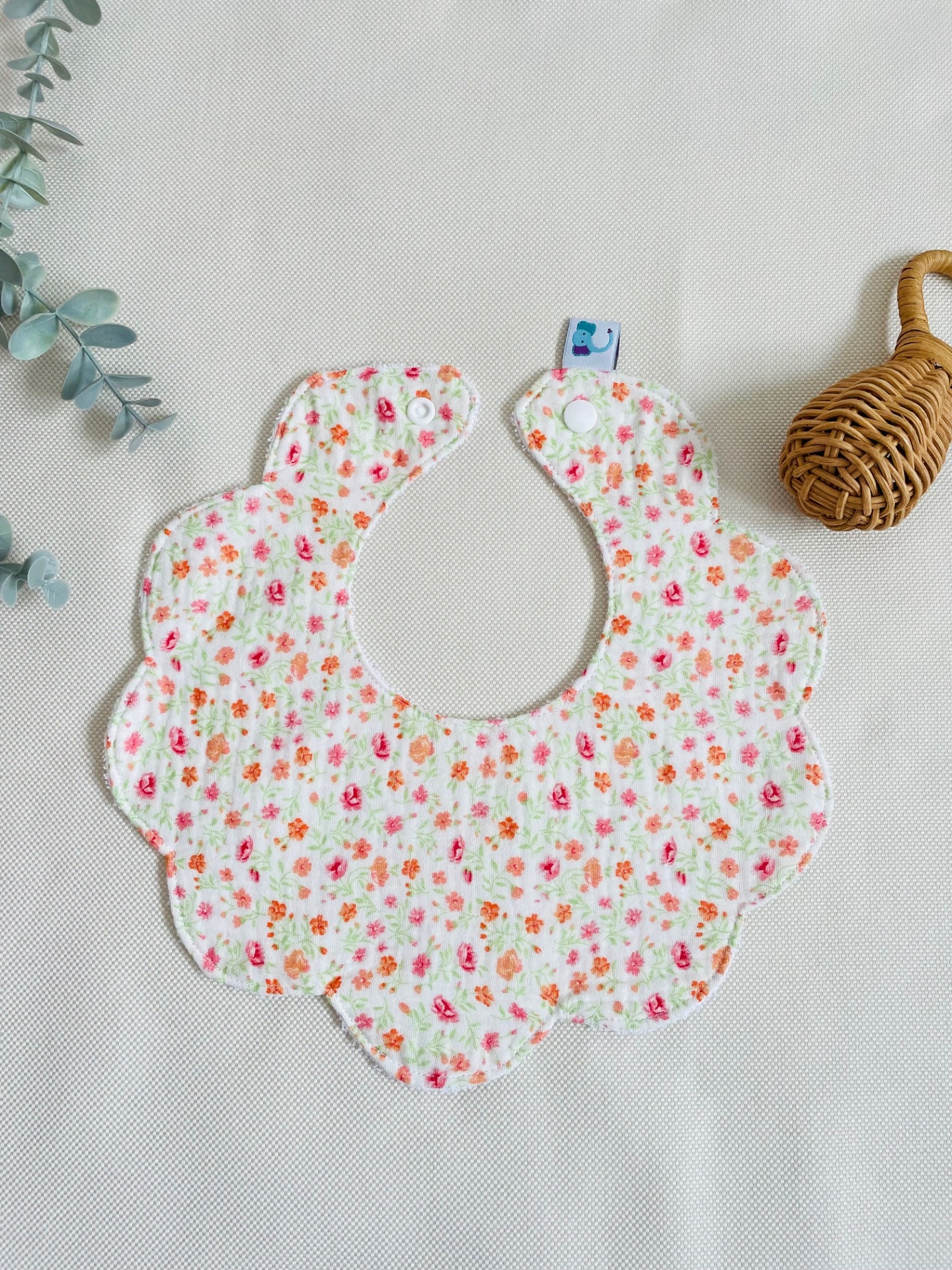 Babete Flor musselina floral