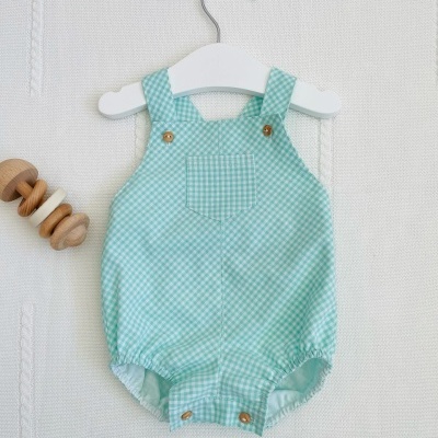 Fofo Vasco vichy verde água