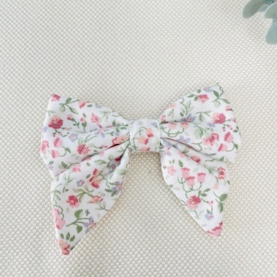 Laço Floral rosa malva