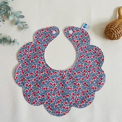 Babete Flor floral carmim