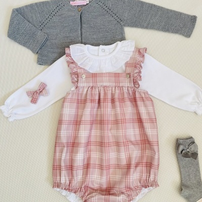 Fofo Inês tartan rosa