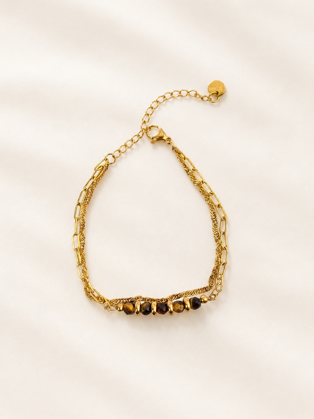 Pulseira Komics de Olho de Tigre - Handmade