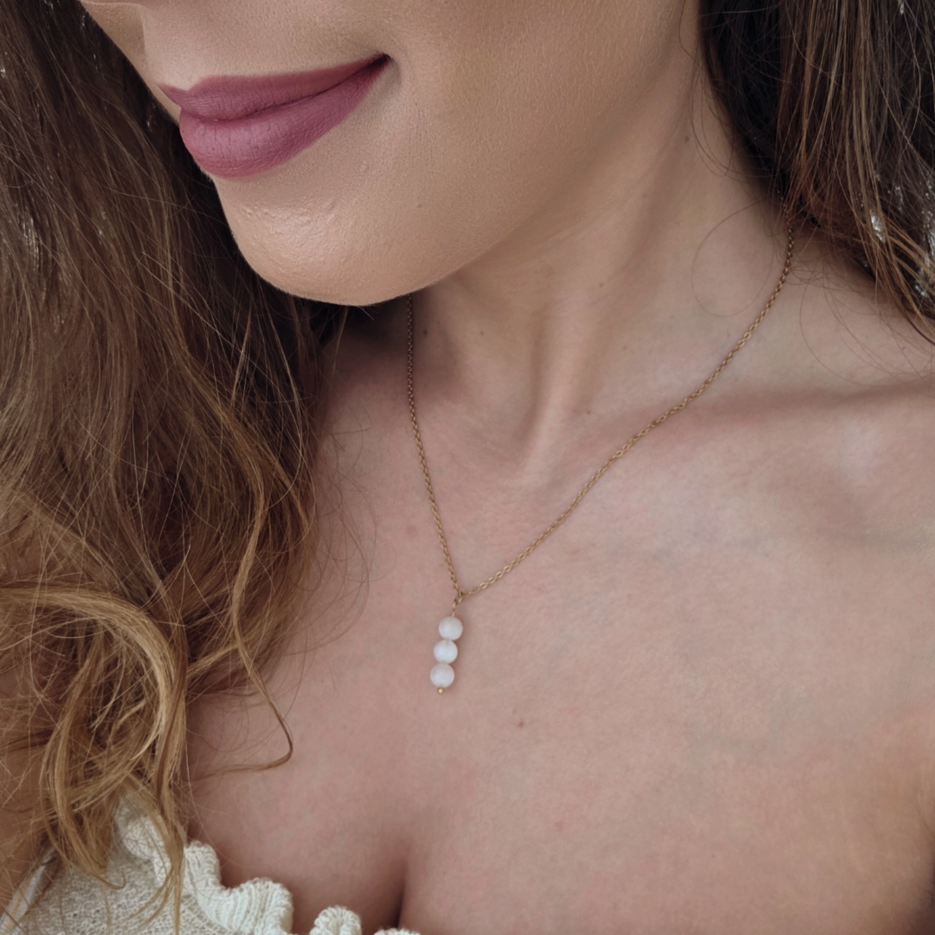 Escolhe o teu cristal: Colar "Ísis" - Handmade