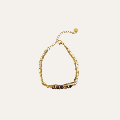 Pulseira Komics de Olho de Tigre - Handmade