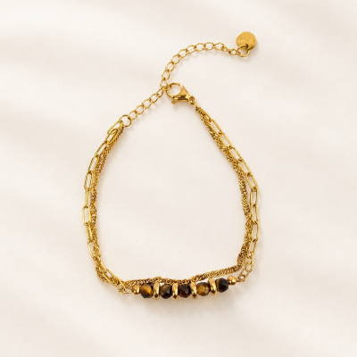 Pulseira Komics de Olho de Tigre - Handmade