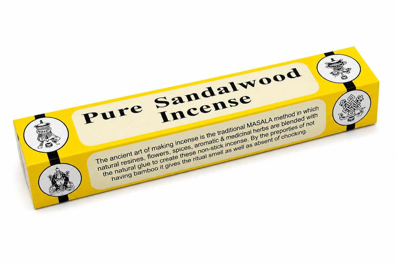 Incenso Tibetano Pure Sandalwood – Sândalo Natural Incenso Tibetano Pure Sandalwood – Sândalo Natural