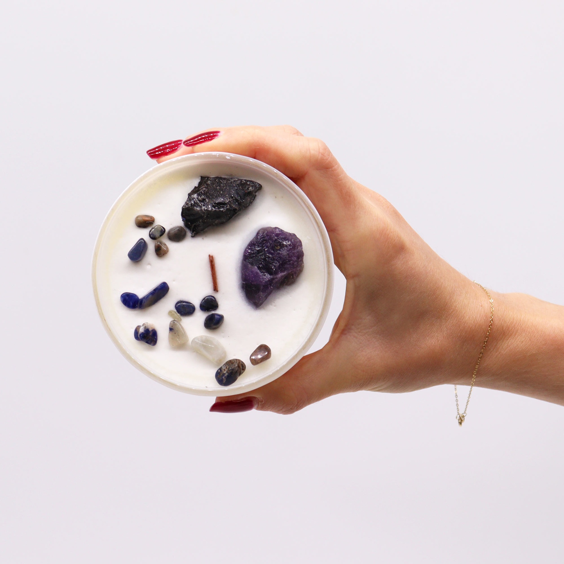 Velas de Cristal de Chakra - Chakra do Plexo Solar