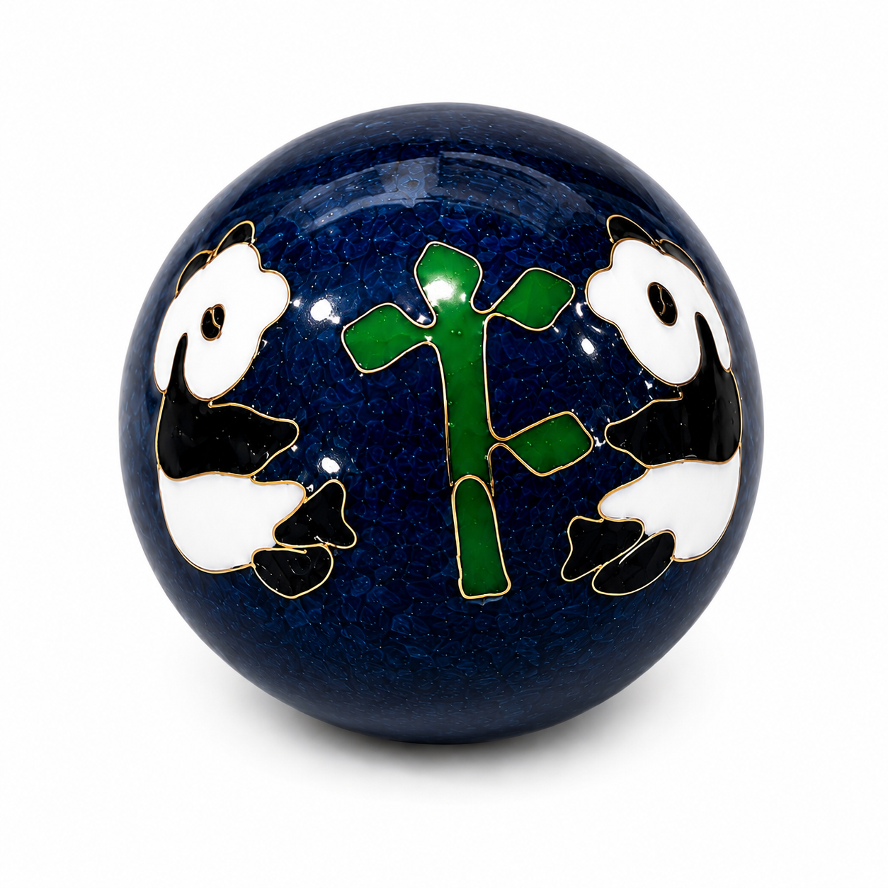 Esferas de Baoding com Sino Interno – cor azul - Artesanato Tradicional Chinês Esferas de Baoding com Sino Interno – cor azul - Artesanato Tradicional Chinês