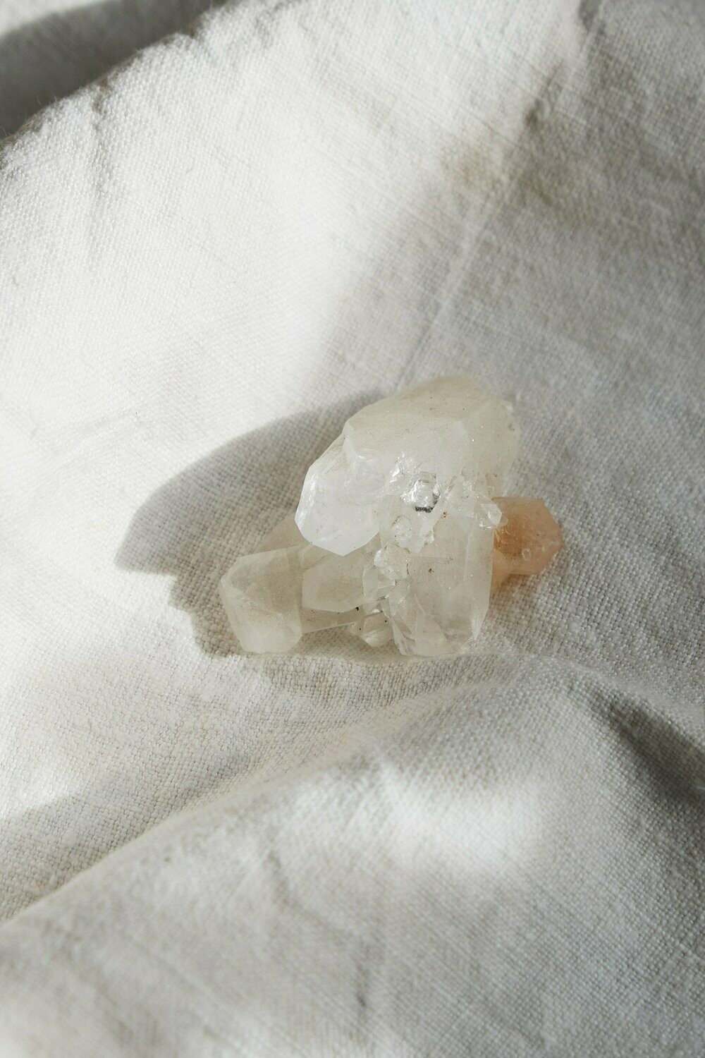 Drusa de cristal de quartzo