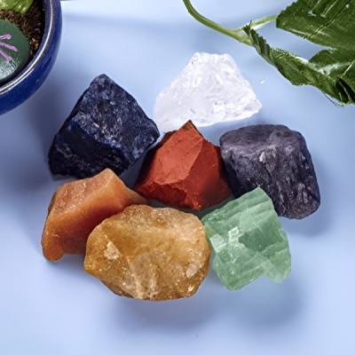 Espanta espíritos 7 Chakras, com pedras naturais