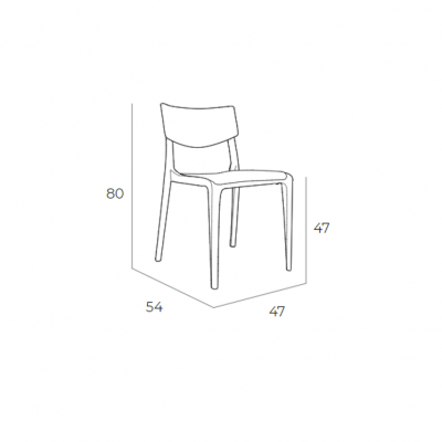 Cadeira TOWN CHAIR PAD Brick - Taupe By Ezpeleta