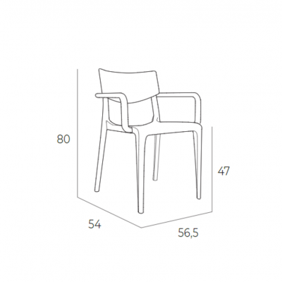 Cadeira TOWN ARMCHAIR Taupe By Ezpeleta