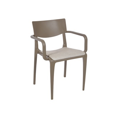 Cadeira TOWN ARMCHAIR PAD Taupe - Taupe By Ezpeleta