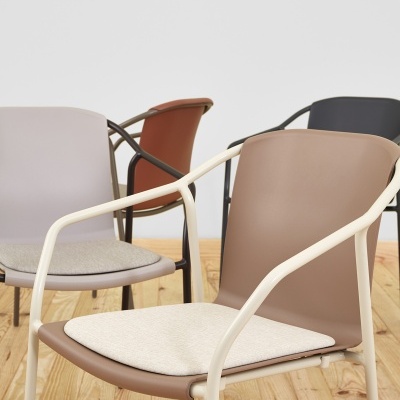 Cadeira ROD PAD Taupe - Taupe Pad Taupe By Ezpeleta