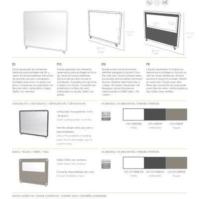 Separador&#x20;PAINEL&#x20;SIENA&#x20;MAXI&#x20;Metacrylate&#x20;cor&#x20;Taupe
