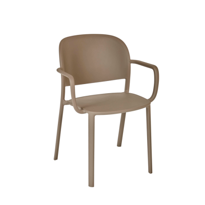 Cadeira&#x20;TRENA&#x20;ARMCHAIR&#x20;Taupe&#x20;By&#x20;Ezpeleta