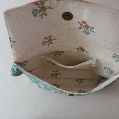 Bolsa Transversal Floral Vintage