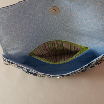 Bolsa Transversal Denim Girassol