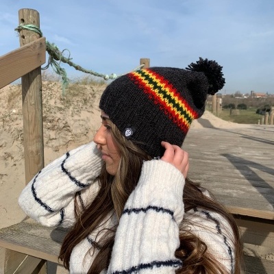 GORRO CROCHÊ  MESCLA