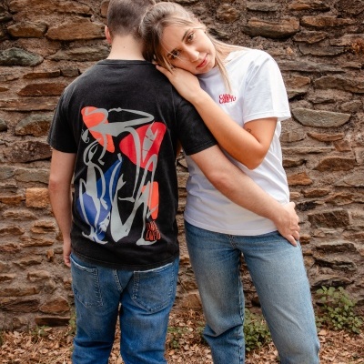 DEVIL T-SHIRT FACE FADE OUT