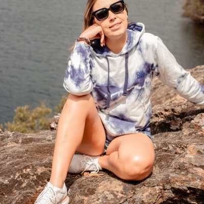 SWEAT HOODIE TIE -DYE DE SENHORA