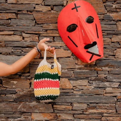 Bolsa em crochê