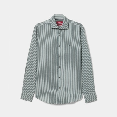 Camisa regular fit às riscas Lion Of Porches
