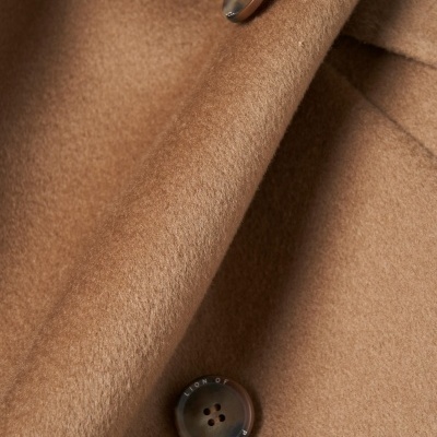 Sobretudo comprido de trespasse em lã Lion of Porches