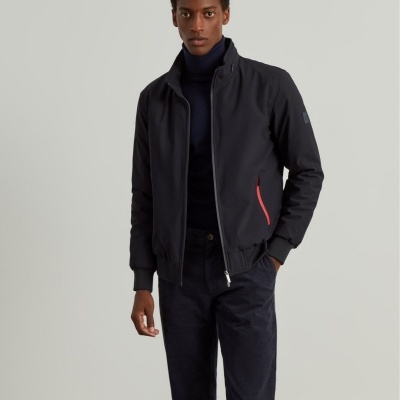 Blusão acolchoado com capuz embutido Lion of Porches