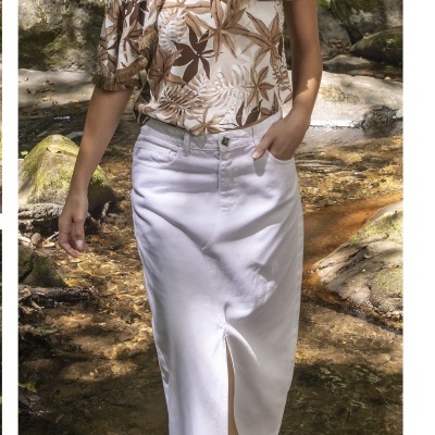 Saia comprida ganga Scusi