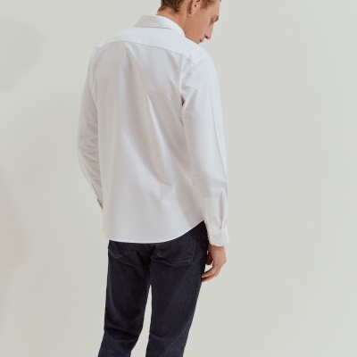 Camisa oxford slim fit de algodão Lion of Porches