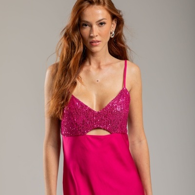 Vestido longo Swallow