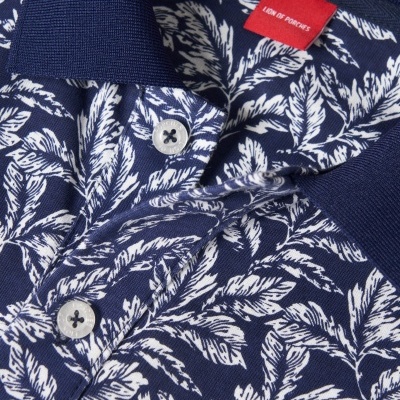 Polo com estampado folhas Lion of Porches