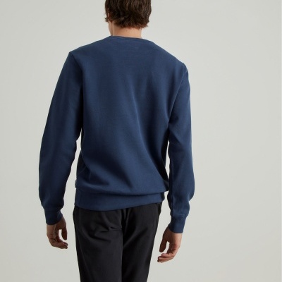 Sweater decote redondo em malha piqué Lion of Porches