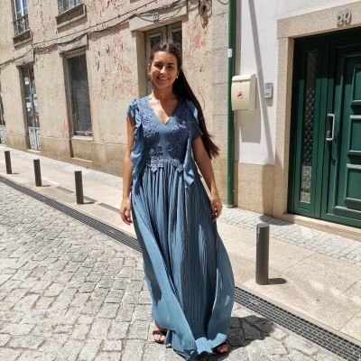 Vestido comprido Ana Sousa