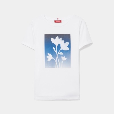 T-shirt de manga curta em algodão Lion of Porches