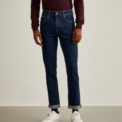 Calças denim slim fit Lion of Porches