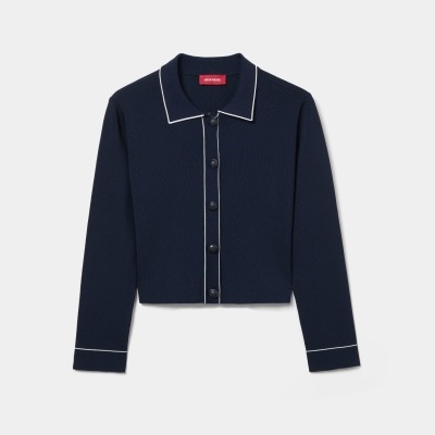 Casaco de malha estilo cardigan tricotado Lion of Porches