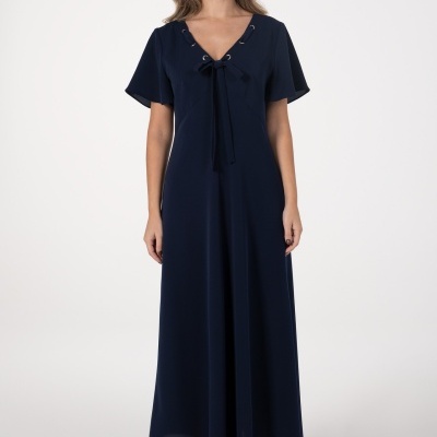 Vestido de corte fitting ligeiramente cintado Ana sousa