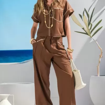 CALÇA COM VIROLA FOURSOUL