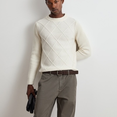 Camisola de malha texturada Decenio