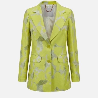 Blazer comprido estampado Scripta