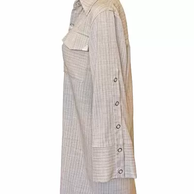 Vestido Camiseiro com Cinto Sahoco