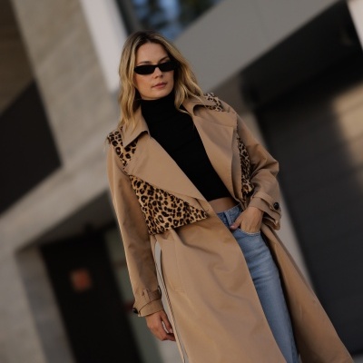 Gabardine comprida Swallow