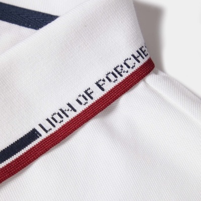 Polo de manga curta em algodão Lion of Porches