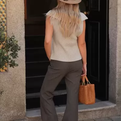 Colete Zíper Laterais Abertas Spaccio by Cristina