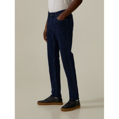 Calças de ganga slim fit lavagem escura Decenio