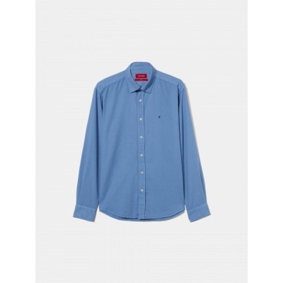 Camisa slim fit em algodão Lion of Porches