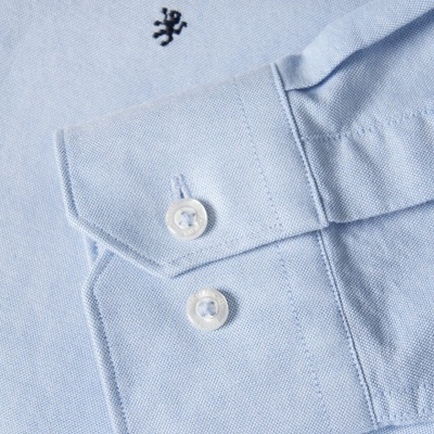 Camisa oxford slim fit de algodão Lion of Porches