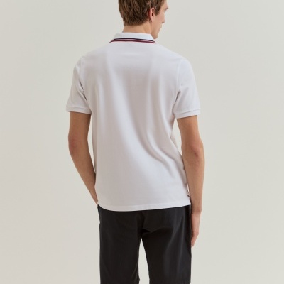 Polo de manga curta em algodão Lion of Porches